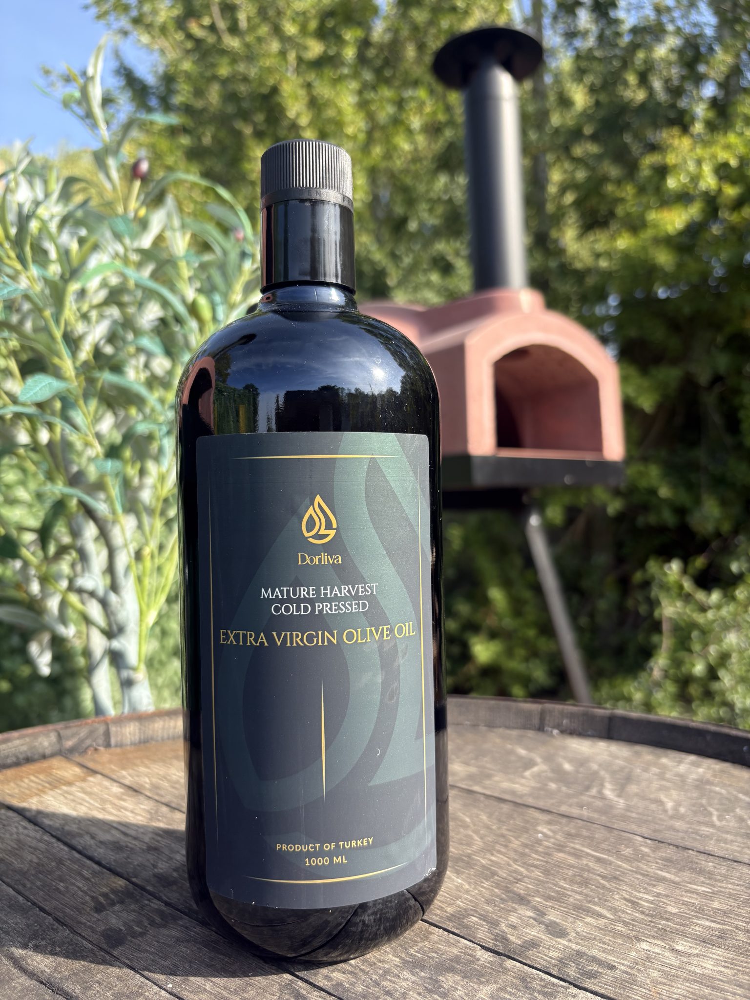 Dorliva 1000ml Cold Pressed Extra Virgin Olive Oil Mature Harvest