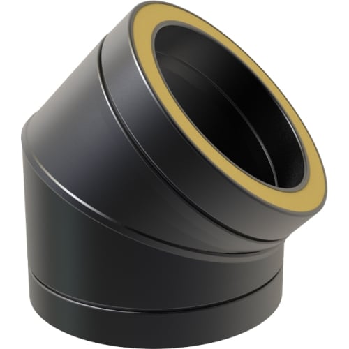 Vento/Gusto Twin Walled 45 Degree Angle Bends 2 in pack